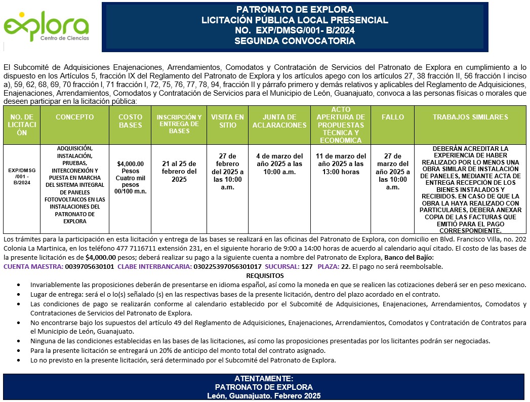 Información General