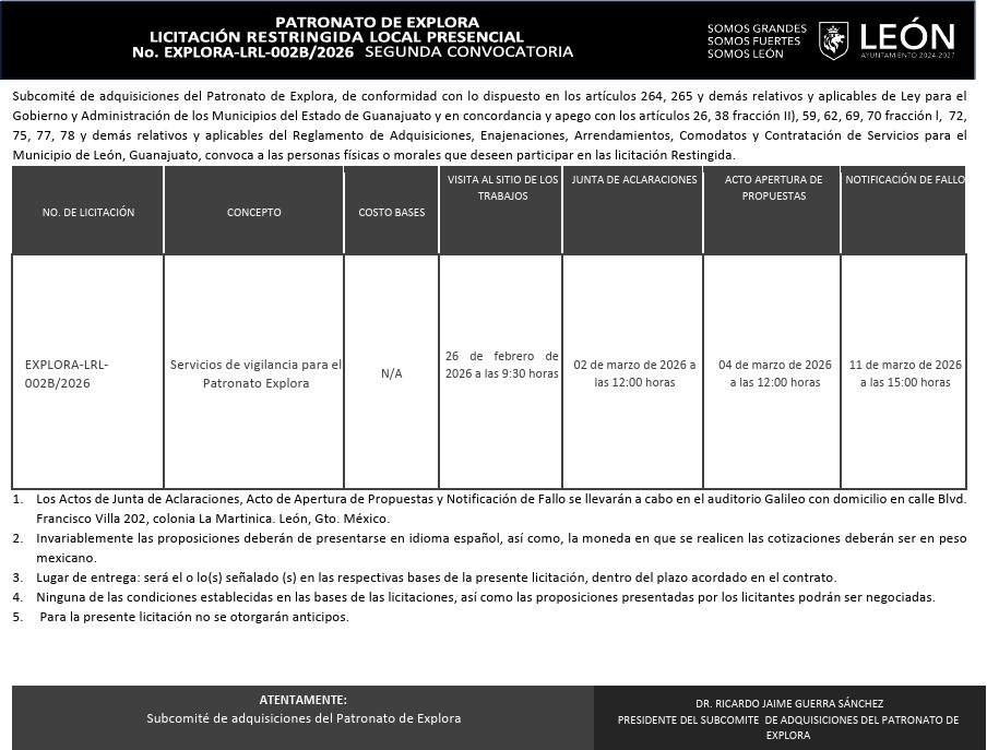 Información General