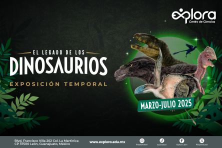 EXPOSICIÓN TEMPORAL “EL LEGADO DE LOS DINOSAURIOS” 